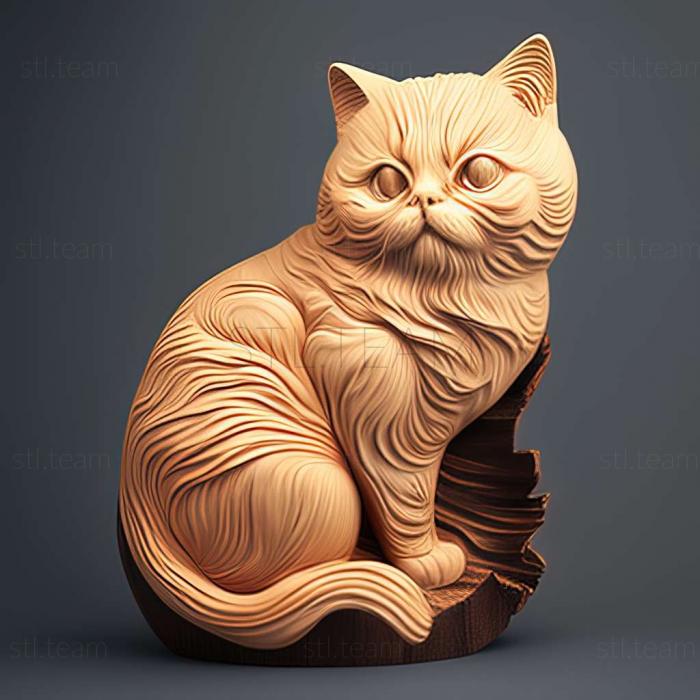 3D model Munchkin cat (STL)